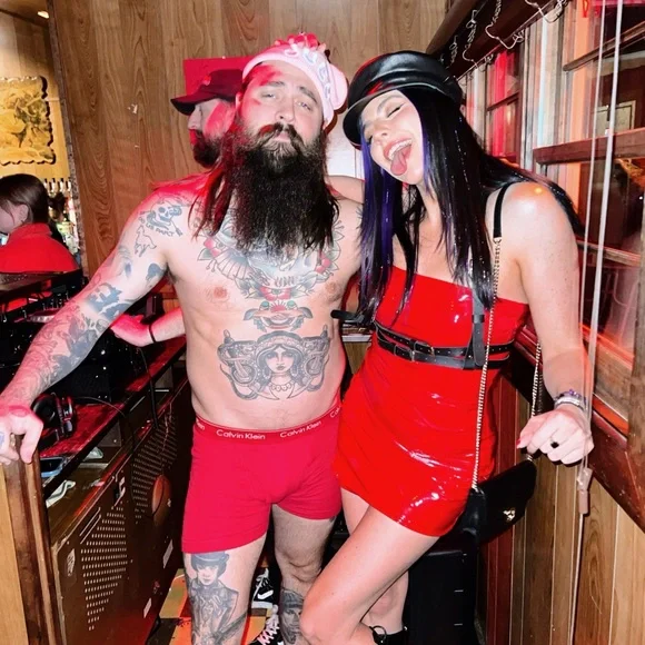 Tiger Mist Red pleather dress. Size M. - Picture 6 of 7